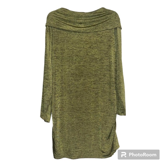 Chaus size XL green and black cowl neck top - Picture 7 of 7